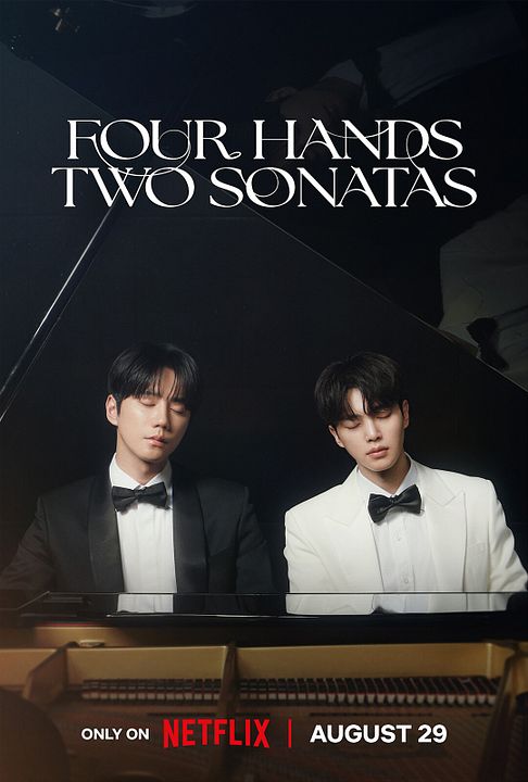 Cuatro manos, dos sonatas : Cartel