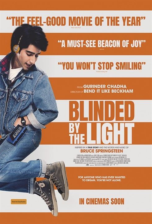 Blinded by the light (Cegado por la luz) : Cartel