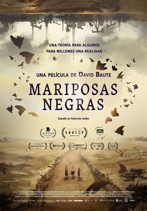 Mariposas negras : Cartel