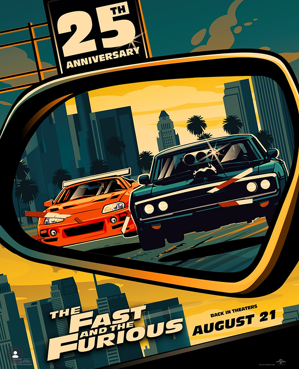 The Fast and the Furious (A todo gas) - 25 Aniversario : Cartel