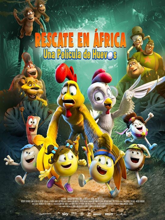 Rescate en África. Una película de huevos : Cartel