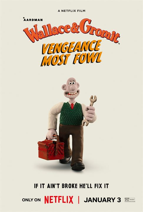 Wallace y Gromit: La venganza se sirve con plumas : Cartel