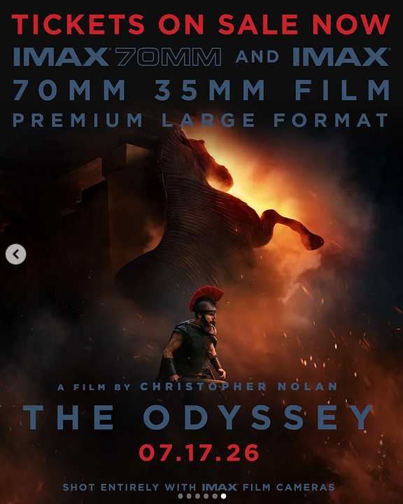 La Odisea: The IMAX 70mm Experience : Cartel