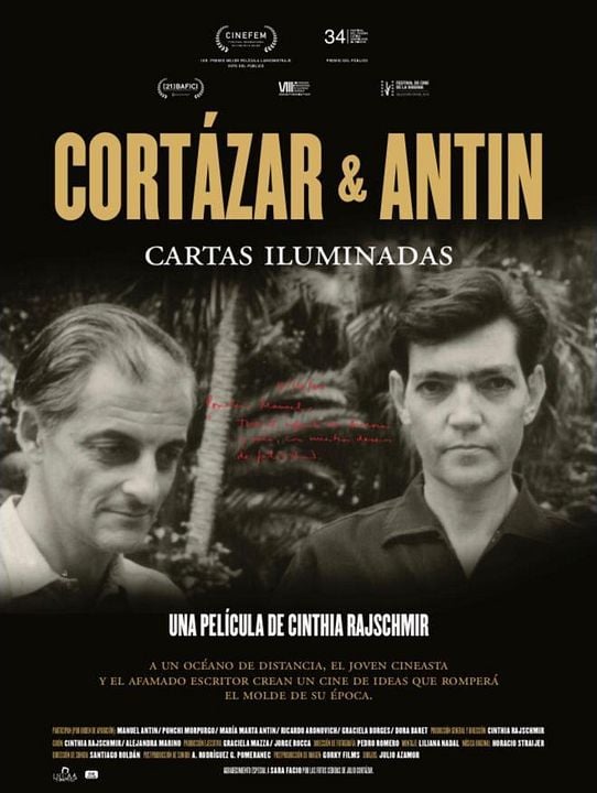 Cortázar & Antín: Cartas iluminadas : Cartel