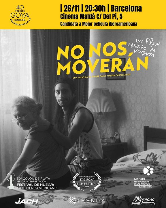 No nos moverán : Cartel