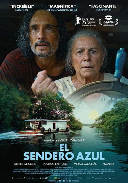 El sendero azul : Cartel