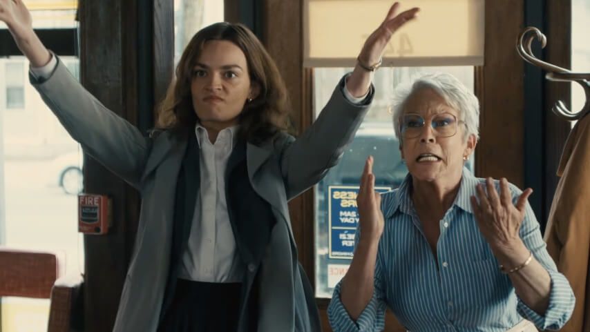 Ella McCay : Foto Jamie Lee Curtis, Emma Mackey