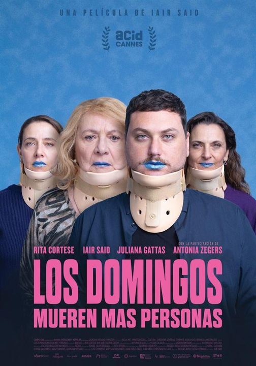 Los domingos mueren más personas : Cartel