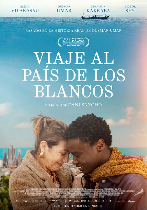 Viaje al país de los blancos : Cartel