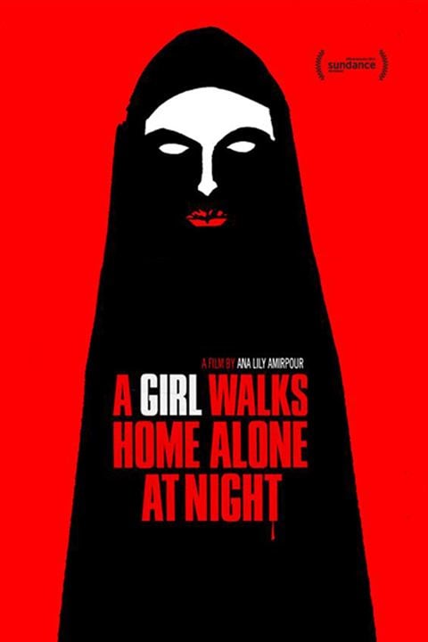 Una chica vuelve a casa sola de noche : Cartel