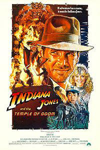 Indiana Jones y el templo maldito : Cartel