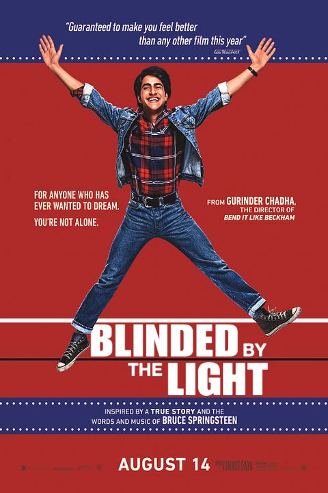 Blinded by the light (Cegado por la luz) : Cartel