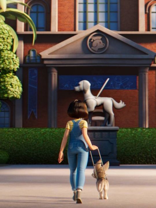 Gus, el perro guía : Cartel