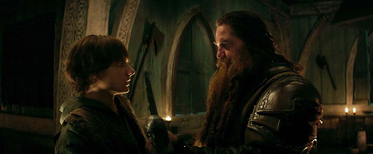 Cómo entrenar a tu dragón : Foto Gerard Butler, Mason Thames