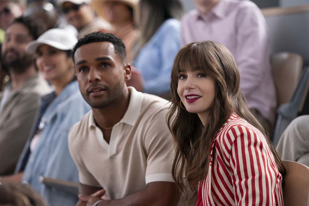 Foto Lily Collins, Lucien Laviscount