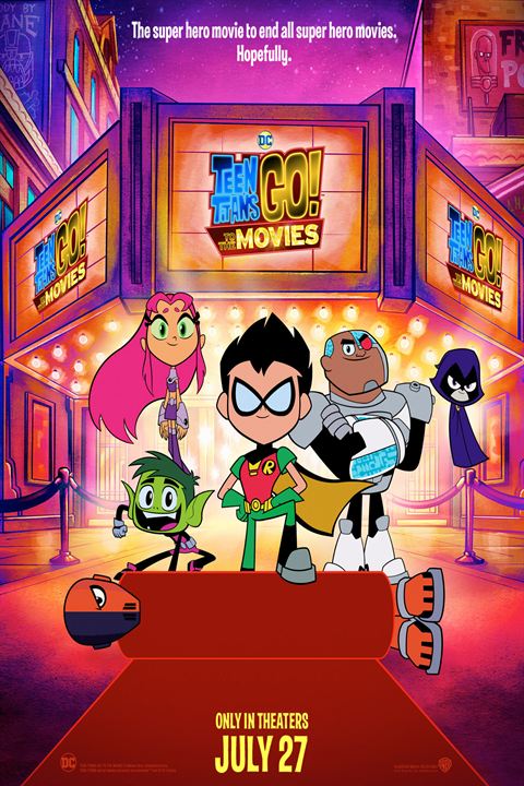 Teen titans go! La película : Cartel