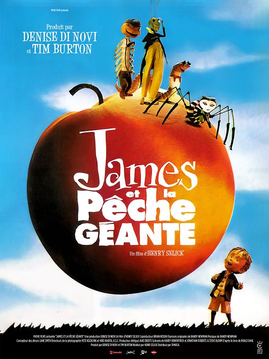 James y el melocotón gigante : Cartel