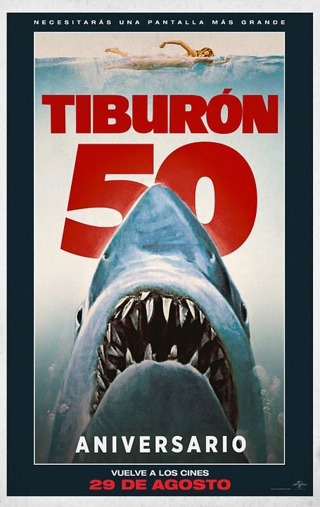 Tiburón (50 aniversario) : Cartel
