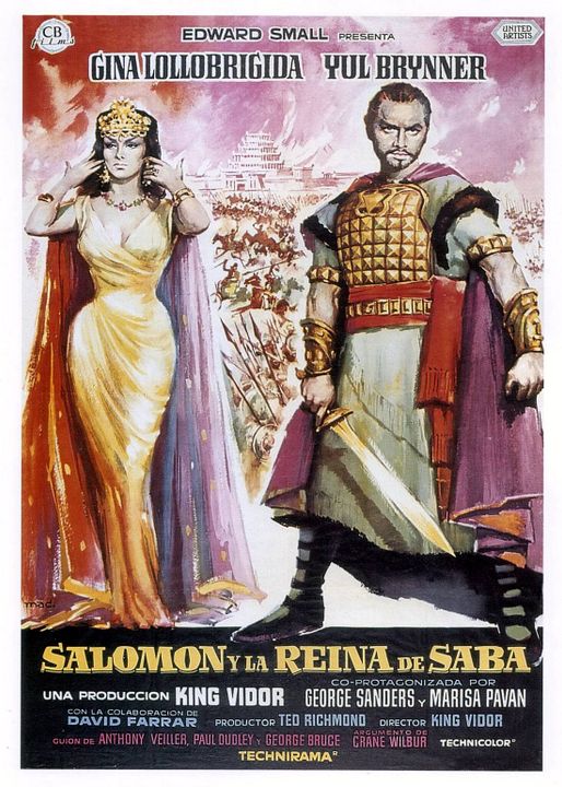 Salomón y la reina de Saba : Cartel