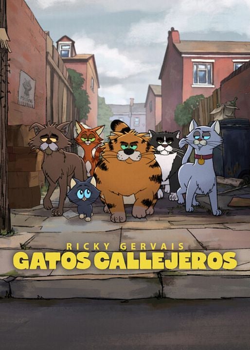 Gatos callejeros, de Ricky Gervais : Cartel