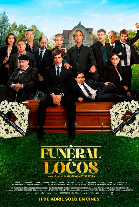Un funeral de locos : Cartel
