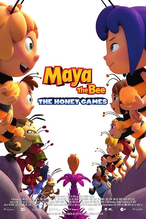 La abeja Maya, los juegos de la miel : Cartel