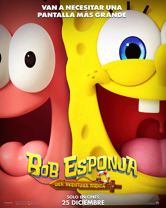 Bob Esponja: Una aventura pirata : Cartel