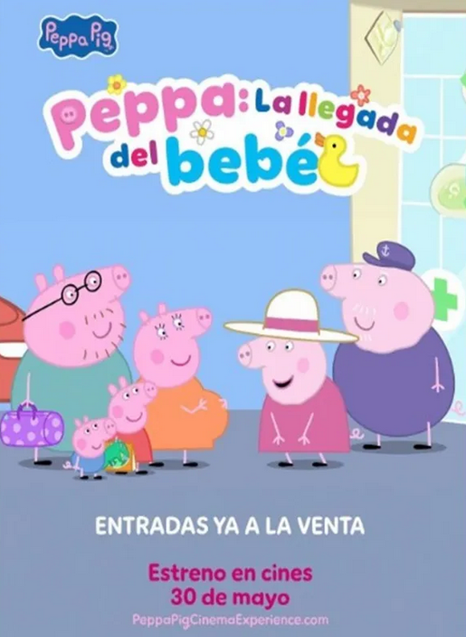 Peppa: La llegada del bebé : Cartel