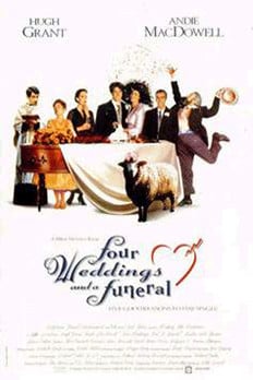 Cuatro bodas y un funeral : Cartel