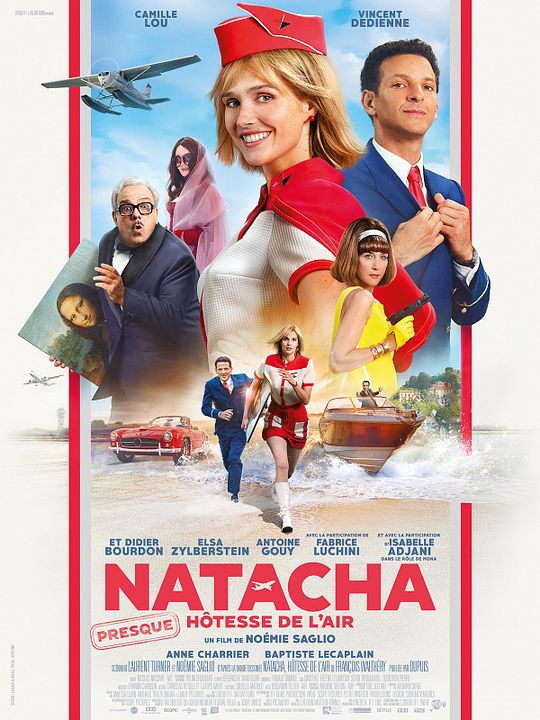 Natacha (presque) hôtesse de l’air : Cartel