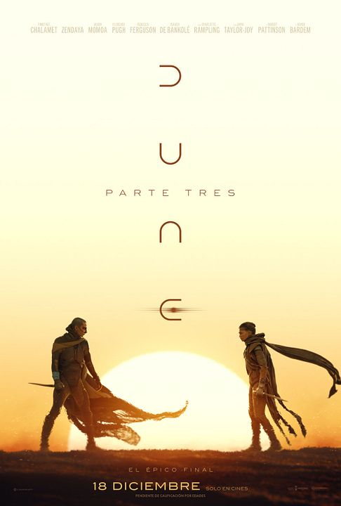 Dune: Parte tres : Cartel