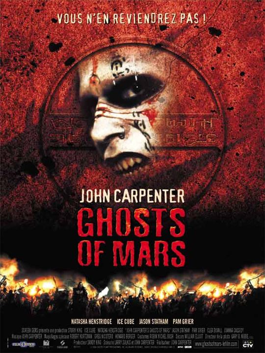 Fantasmas de Marte : Cartel John Carpenter