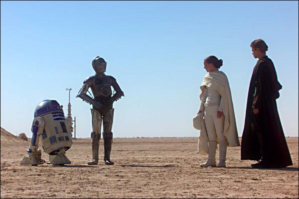 Star Wars: Episodio II - El ataque de los clones : Foto Hayden Christensen, Kenny Baker, Natalie Portman, Anthony Daniels