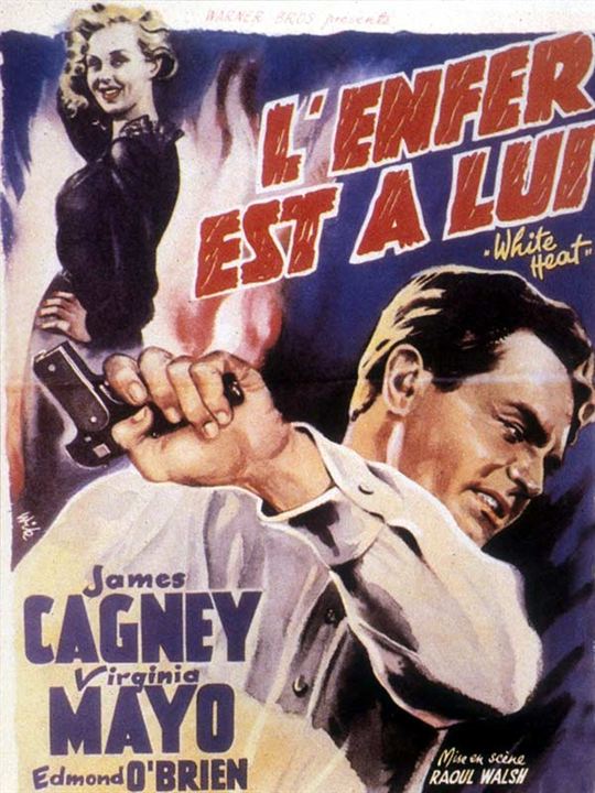 Al rojo vivo : Cartel Raoul Walsh, James Cagney