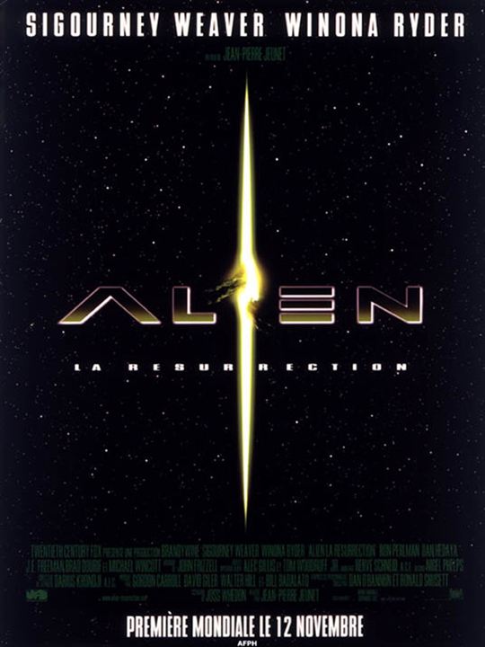 Alien: Resurrección : Cartel