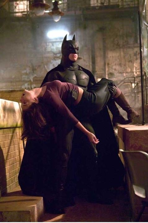 Batman Begins : Foto Katie Holmes, Christopher Nolan, Christian Bale