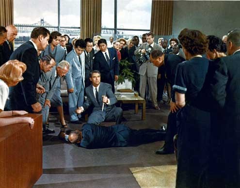 Con la muerte en los talones : Foto Cary Grant, Alfred Hitchcock