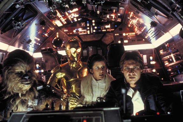 Star Wars : Episodio V - El imperio contraataca : Foto Anthony Daniels, Irvin Kershner, Harrison Ford, Carrie Fisher, Peter Mayhew