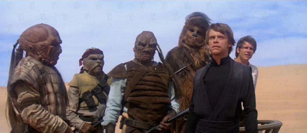 Star Wars: Episodio VI - El retorno del Jedi : Foto Mark Hamill, Harrison Ford, Richard Marquand, Peter Mayhew