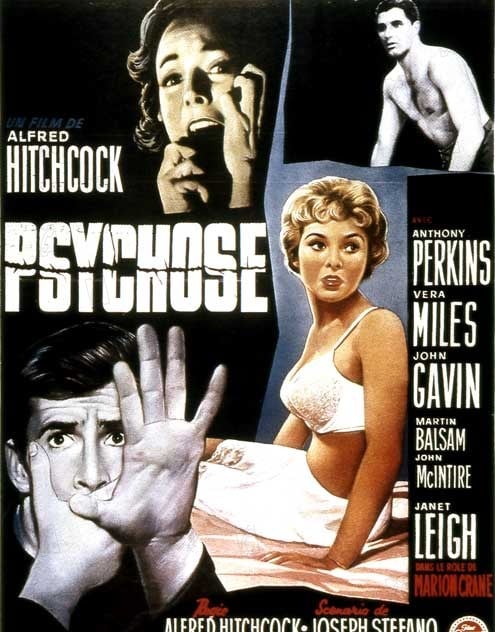 Psicosis : Foto Alfred Hitchcock, Anthony Perkins