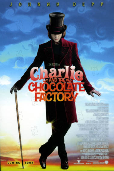 Charlie y la fábrica de chocolate : Foto Johnny Depp, Tim Burton