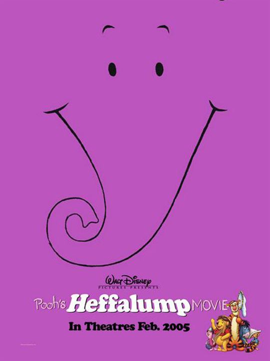 La película de Héffalump : Cartel