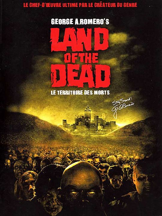 La tierra de los muertos vivientes : Cartel George A. Romero