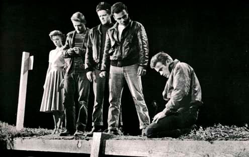 Rebelde sin causa : Foto Nicholas Ray, Dennis Hopper, Natalie Wood, James Dean