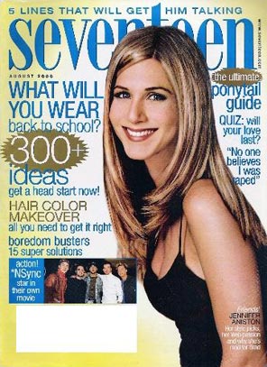Couverture magazine Jennifer Aniston