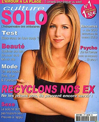 Couverture magazine Jennifer Aniston
