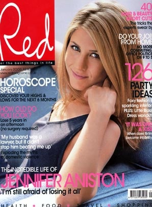 Couverture magazine Jennifer Aniston