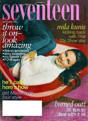 Couverture magazine Mila Kunis