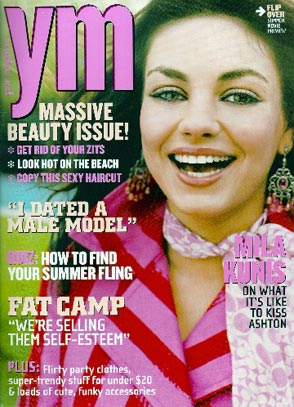 Couverture magazine Mila Kunis