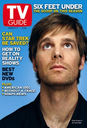 Couverture magazine Peter Krause
